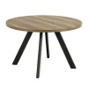 Uitschuifbare Eettafel Soren Bruin - 120/210x120 cm
