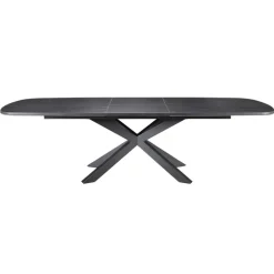 Uitschuifbare Eettafel Zwanenburg Zwart - 220/280x100