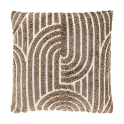Unique Living Sierkussen Ziza Taupe - 45x45 cm
