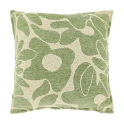 Unique Living Sierkussen Lies Groen - 45x45 cm
