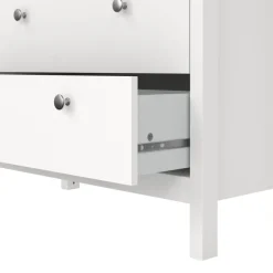 Vitrinekast Dallas Wit - 79x199x33 cm