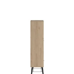 Vitrinekast Denver Eiken - 102x162x40 cm