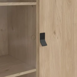 Vitrinekast Denver Eiken - 102x162x40 cm