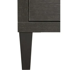 Vitrinekast Zwanenburg Zwart - 190x212x48 cm