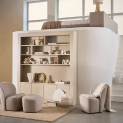 vtwonen Fauteuil Lofty Grijs