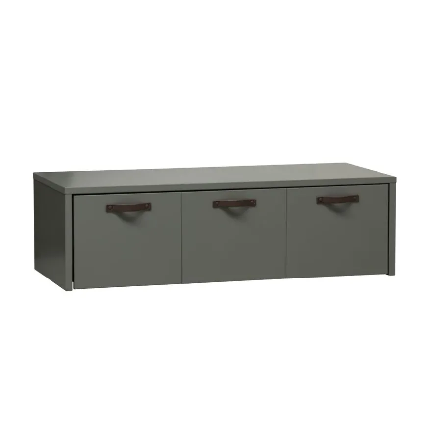 vtwonen Kistbank Stage Groen - 120x36x50 cm