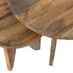vtwonen Salontafel High Heels Naturel - set 2 stuks