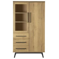 Wandkast Batenburg Naturel - 107x190x45 cm