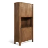 Wandkast Liam Kastanjebruin - 90x180x40 cm