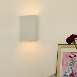 Wandlamp Ovalis Wit