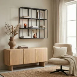 Wandrek Branco Zwart - 105x105 cm