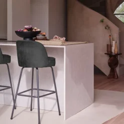 WOOOD Barkruk Vogue Zwart - 80 cm