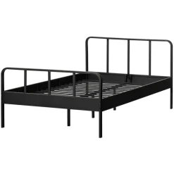 WOOOD Bed Mees Zwart - 120x200 cm