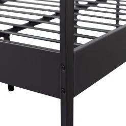 WOOOD Bed Mees Zwart - 120x200 cm