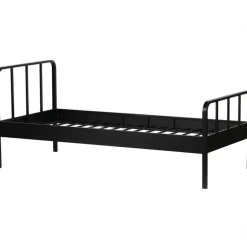 WOOOD Bed Mees Zwart - 90x200 cm