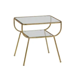 WOOOD Bijzettafel Amazing Goud - 47x40 cm