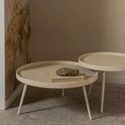 WOOOD Bijzettafel Bounds Beige - Ø 74 cm