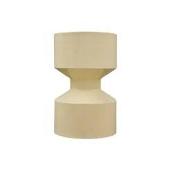 WOOOD Bijzettafel Hidde Geel - Ø 30 cm