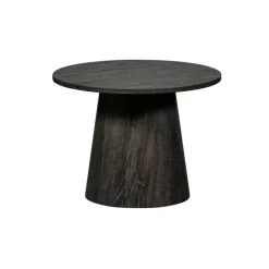 WOOOD Bijzettafel Maan Donkerbruin - Ø 60 cm