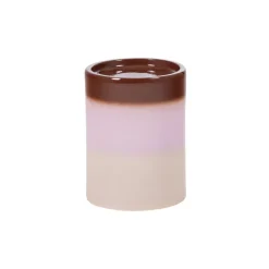 WOOOD Bijzettafel Ollo Roze / Bruin - Ø 35 cm