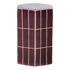 WOOOD Bijzettafel Plu Paars - 30x26 cm
