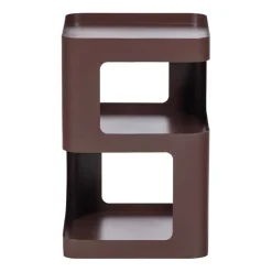 WOOOD Bijzettafel Riv Paars / Bruin - 35x35 cm