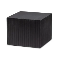 WOOOD Bijzettafel Sanne Zwart - set 2 stuks