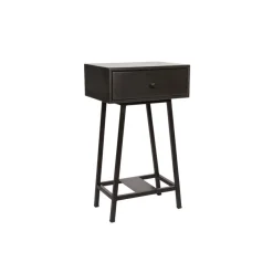 WOOOD Bijzettafel Skybox Zwart - 40x30 cm