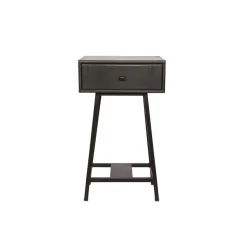 WOOOD Bijzettafel Skybox Zwart - 40x30 cm