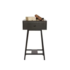 WOOOD Bijzettafel Skybox Zwart - 40x30 cm