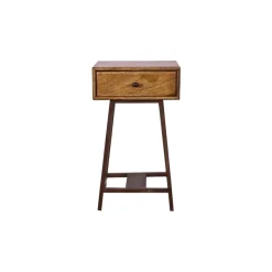 WOOOD Bijzettafel Skybox Bruin - 40x30 cm