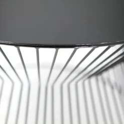 WOOOD Bijzettafel Suus Zwart - Ø 35 cm