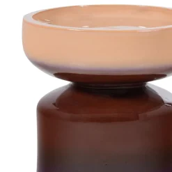 WOOOD Bijzettafel Tumo Paars / Bruin - Ø 35 cm