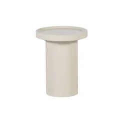 WOOOD Bijzettafel Veluna Zand - Ø 40 cm
