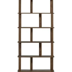 WOOOD Boekenkast Riss Bruin - 90x186x30 cm