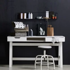 WOOOD Bureau Nikki Wit - 140x75x62 cm