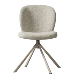 WOOOD Draaibare Eetkamerstoel Femke Beige