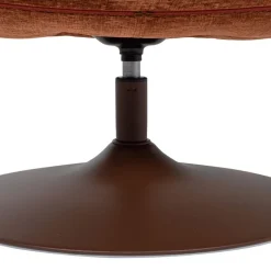 WOOOD Draaifauteuil Elvi Roestbruin