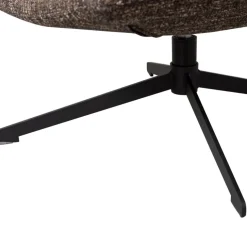 WOOOD Draaifauteuil Milaro Bruin