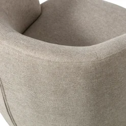 WOOOD Draaifauteuil Serra Zand