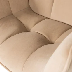 WOOOD Draaifauteuil Wibo Zand