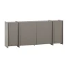 WOOOD Dressoir Brock Warmgrijs - 200x85x44 cm