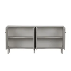 WOOOD Dressoir Madu Grijs - 160x78x46 cm