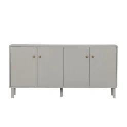 WOOOD Dressoir Madu Grijs - 160x78x46 cm