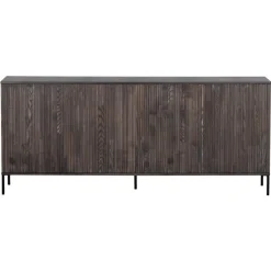 WOOOD Dressoir New Gravure Bruin - 200x85x46 cm