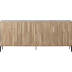 WOOOD Dressoir New Gravure Naturel - 200x85x46 cm