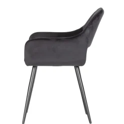 WOOOD Eetkamerstoel Jelle Zwart - set 2 stuks