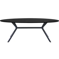 WOOOD Eettafel Bruno Zwart - 220x100 cm