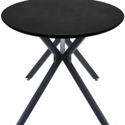 WOOOD Eettafel Bruno Zwart - 220x100 cm