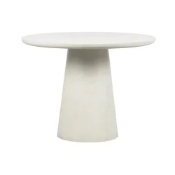 WOOOD Eettafel Damon Wit - Ø 100 cm
